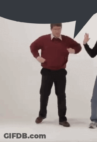 Stefano Talking To Another Man On Dance Floor GIF