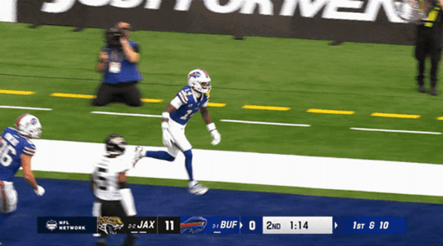 Stefon Diggs Celebrating With Team GIF