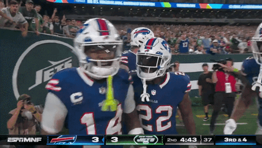 Stefon Diggs Taunting In Camera GIF