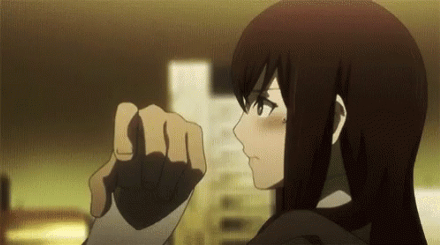 Steins Gate Holding Forehead GIF