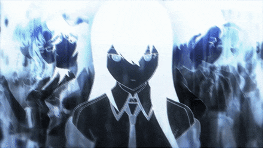 Steins Gate Kuisu Dark Aura GIF