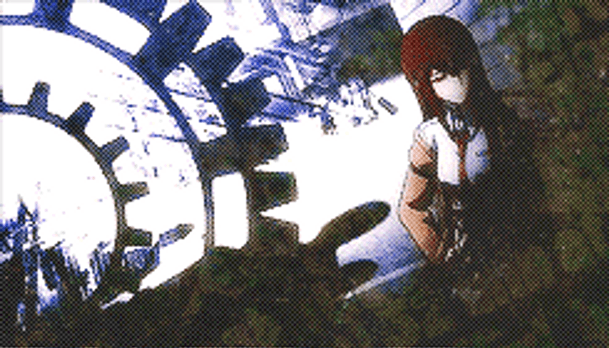 Steins Gate Kurisu Opening Scene GIF