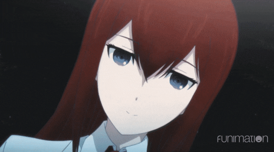 Steins Gate Kurisu Sweet Smile GIF