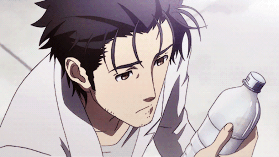 Steins Gate Okabe Wearing Hat GIF