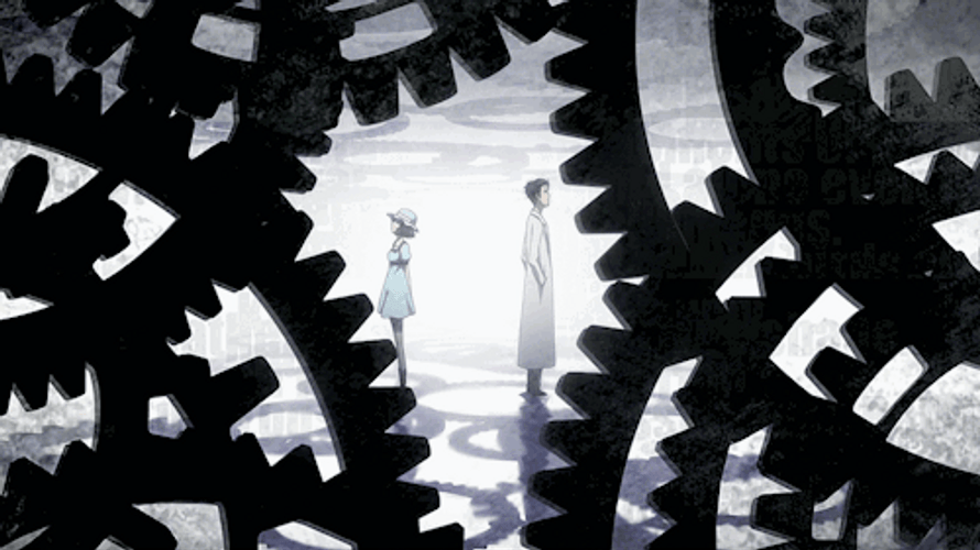 Steins Gate Opening Scene GIF