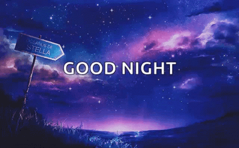 Stella Oceanus Night Sky Stars Twinkle GIF