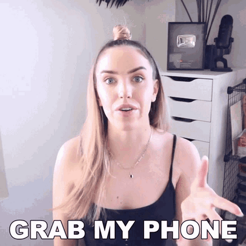 Stella Rae Grab My Phone GIF
