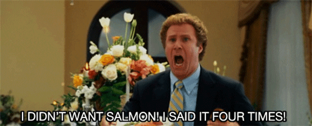 Step Brothers I Didn't Want Salmon GIF