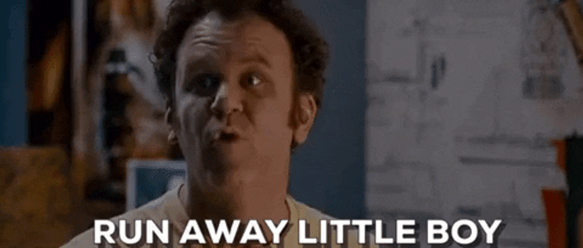 Step Brothers Run Away Little Boy GIF