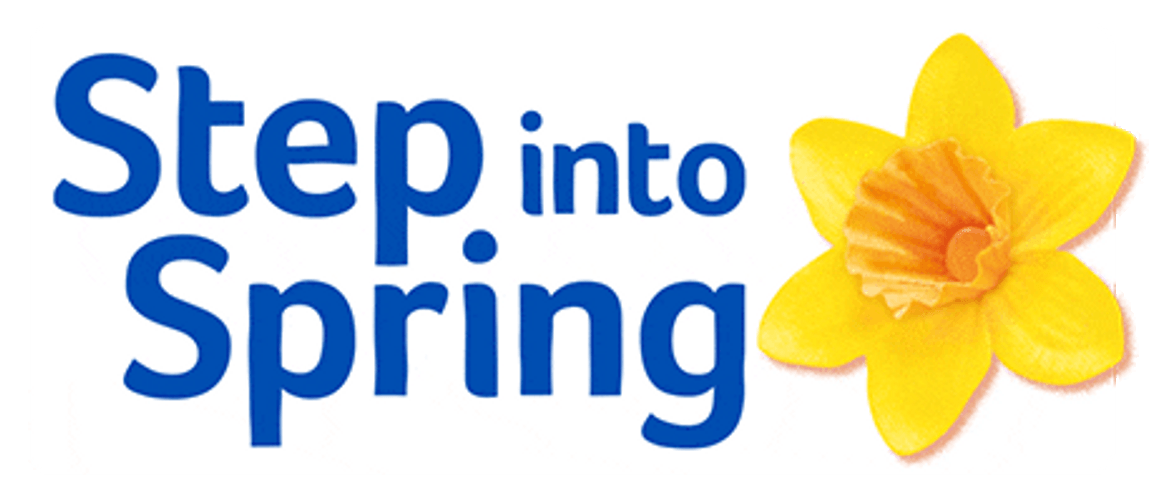 Step Into Spring Animated Text Happy Spring GIF