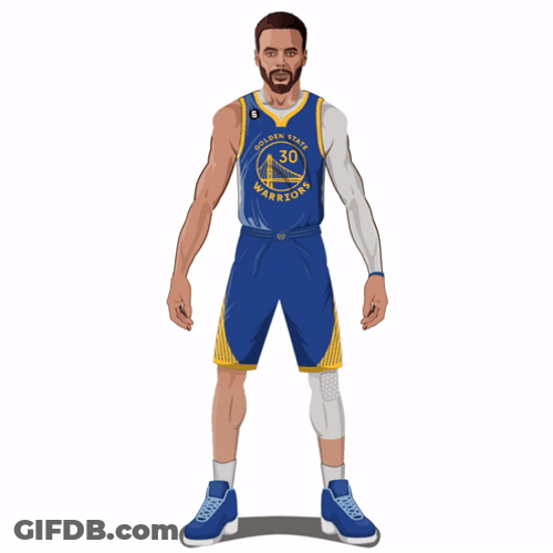 Steph Curry 3 Fireworks GIF