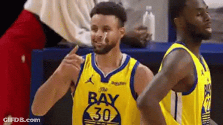 Steph Curry 3 Smile GIF