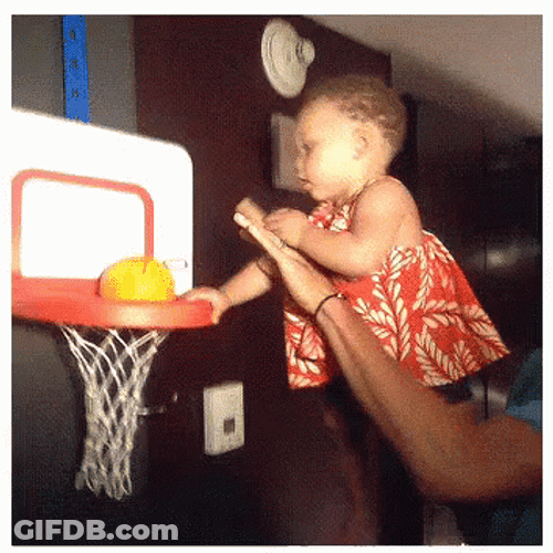 Steph Curry Dunk Baby GIF