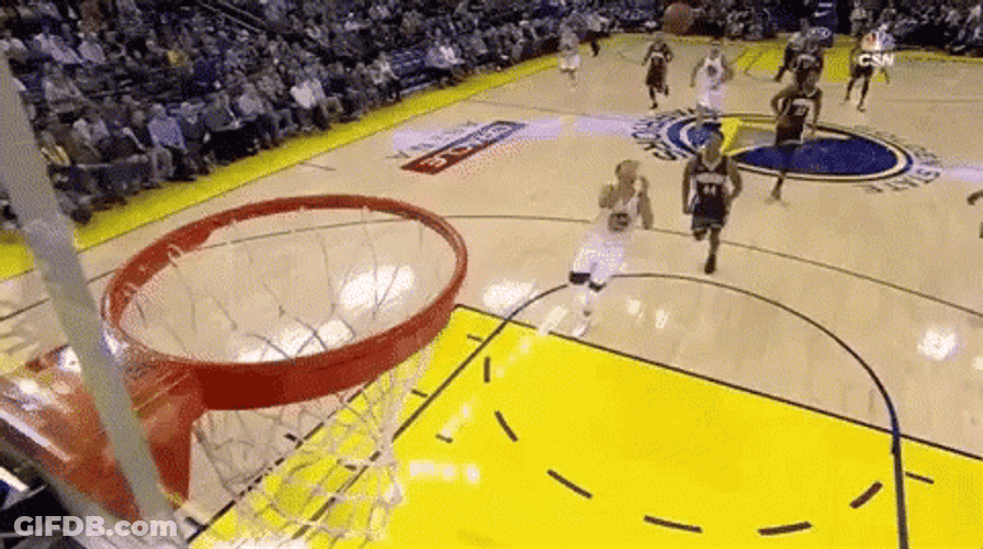 Steph Curry Dunk Cam View GIF