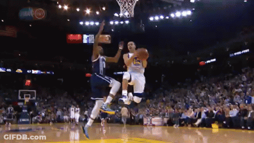 Steph Curry Dunk High Jump GIF