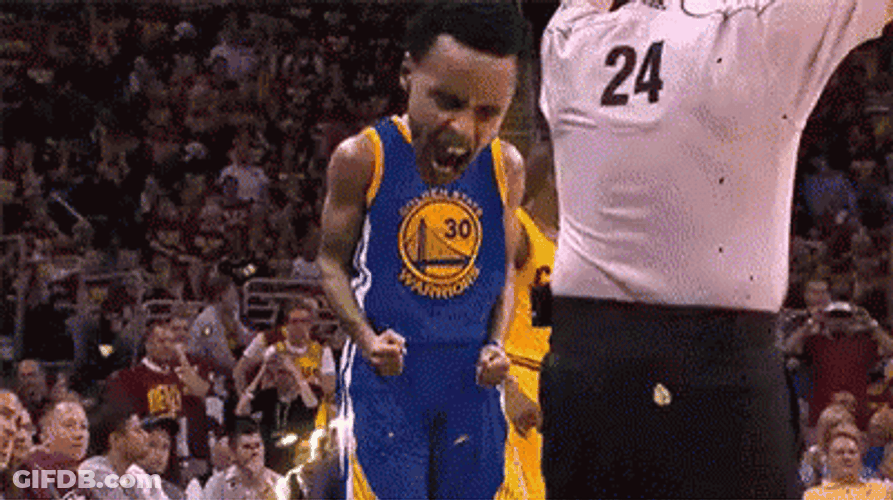 Steph Curry Dunk Power Up GIF