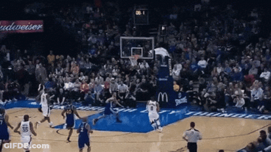 Steph Curry Dunk Slowmo GIF