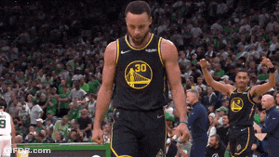 Steph Curry Night Night Bumps Fist Chest GIF