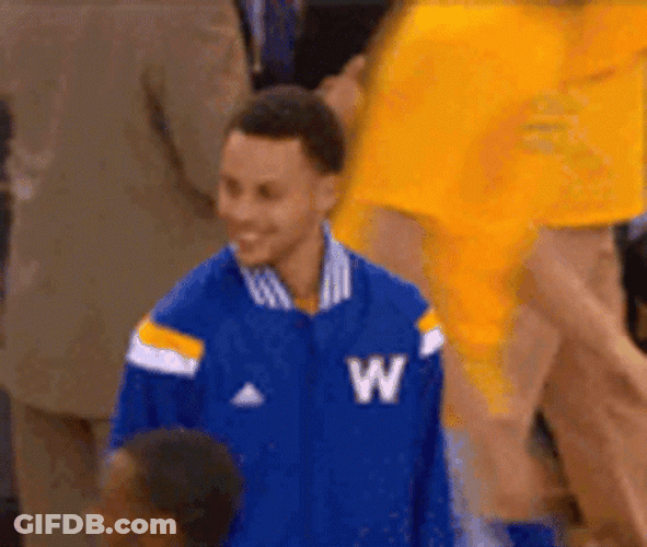 Steph Curry Night Night Shakes Shoulders GIF