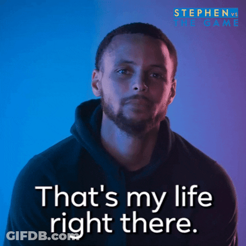 Steph Curry Night Night That's My Life Right GIF