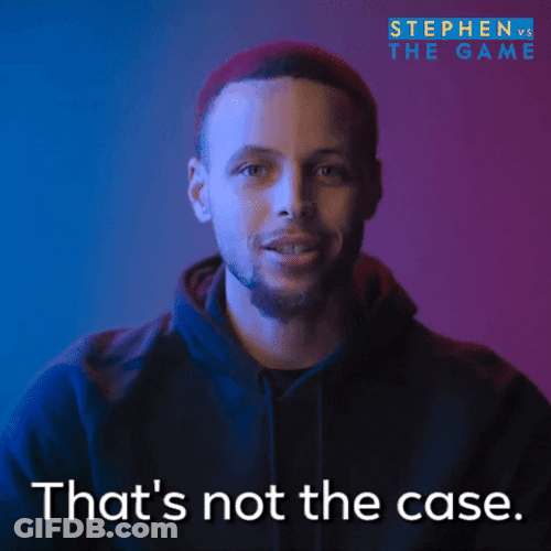 Steph Curry Night Night That's Not Case GIF