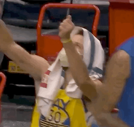 Steph Curry Wax On Wax Off GIF
