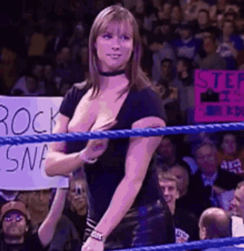 Stephanie Mcmahon Enters The Ring GIF