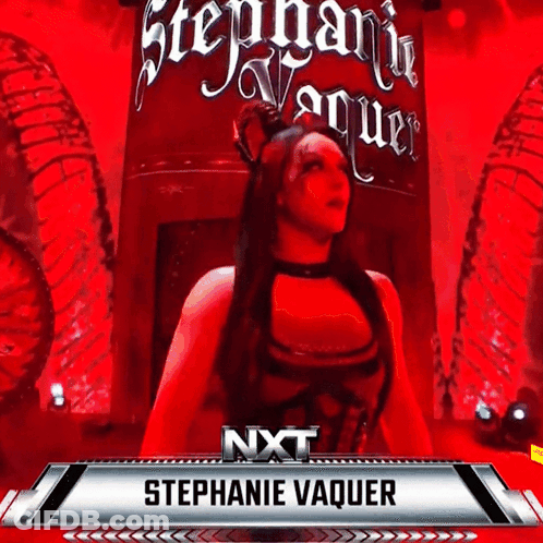 Stephanie Vaquer Is A Female Wrestler On The Nxt Show GIF