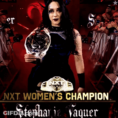 Stephanie Vaquer Is The Next Women 'S Champion In Nxt Wrestling GIF