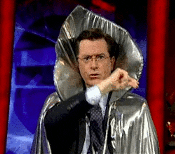 Stephen Colbert  Finger Snaps GIF