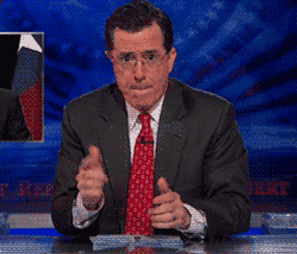 Stephen Colbert Pew Pew GIF