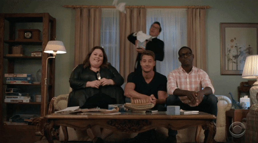 Stephen Colbert Throwing Papers GIF