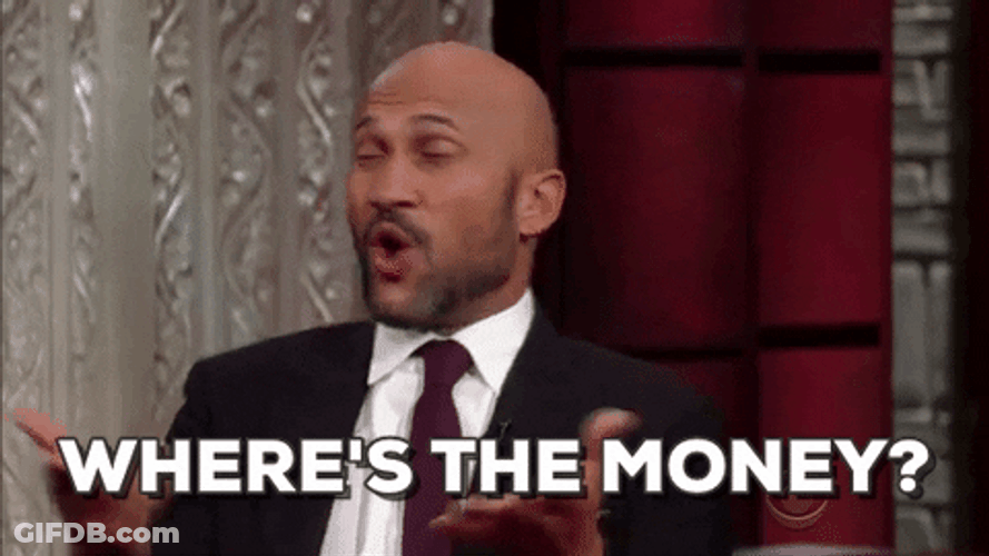 Stephen Colbert Where's My Money GIF