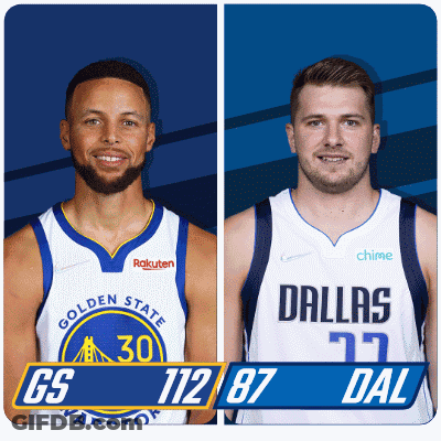 Stephen Curry And Luka Dončić GIF