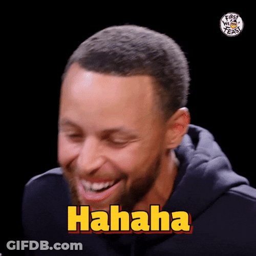 Stephen Curry Laughing Hard Thats Nice GIF