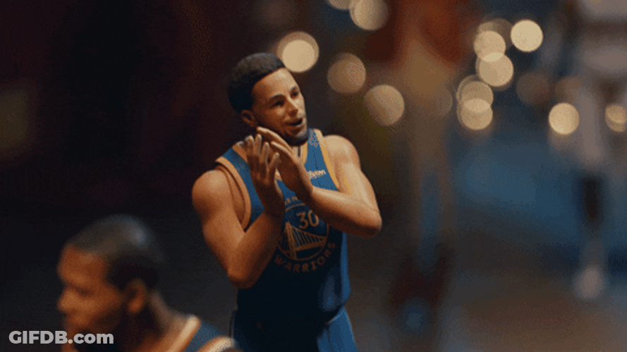 Stephen Curry Night Night Taunt GIF