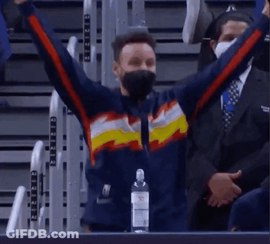 Stephen Curry Pointing GIF
