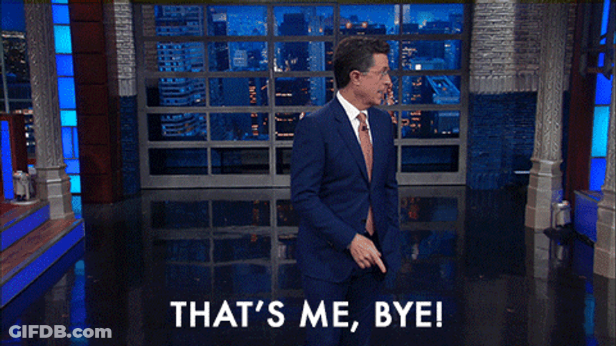 Stephen Walk Away K Bye GIF
