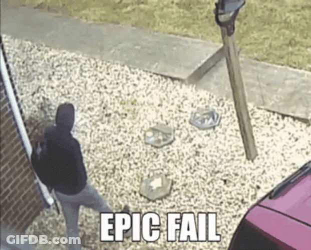 Stepping An Arrow Epic Fail GIF