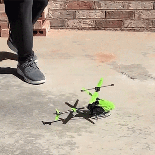 Stepping On Helicopter Meme GIF