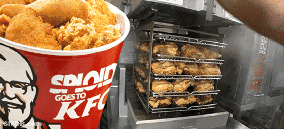Steps In Cooking Kfc GIF
