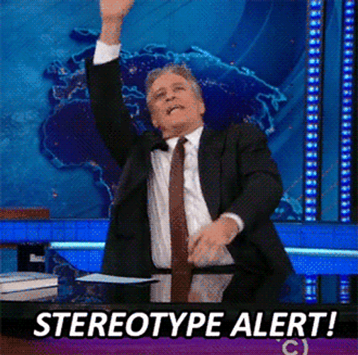 Stereotype Alert Jon Stewart GIF