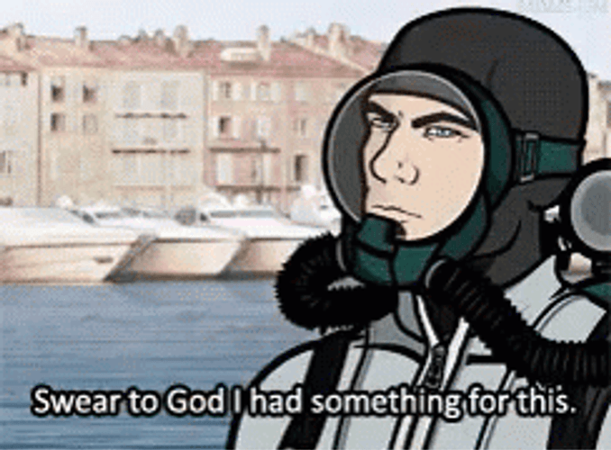 Sterling Archer Diving GIF