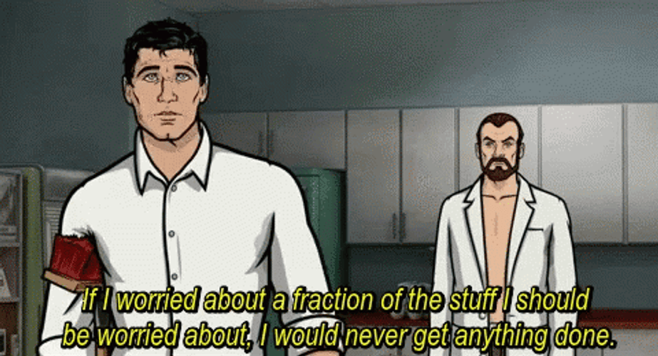 Sterling Archer Does Not Worry GIF