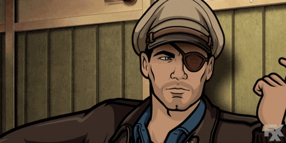 Sterling Archer Drinking GIF