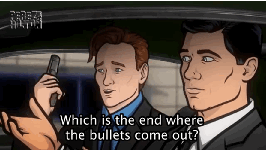 Sterling Archer Having A Dumb Partner GIF