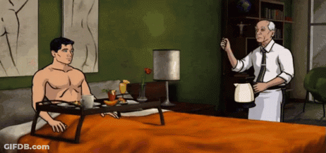 Sterling Archer Lonely Celebration GIF