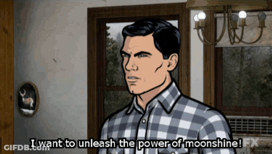 Sterling Archer Moonshine GIF