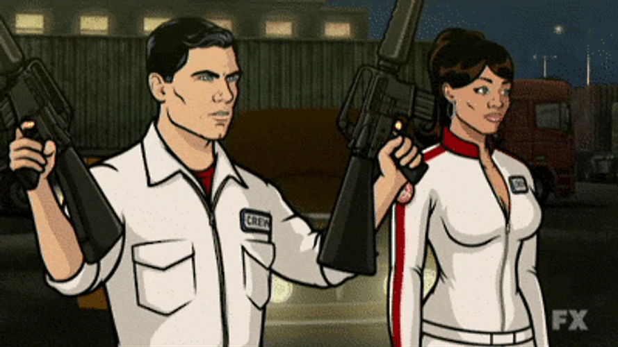 Sterling Archer Rampage GIF