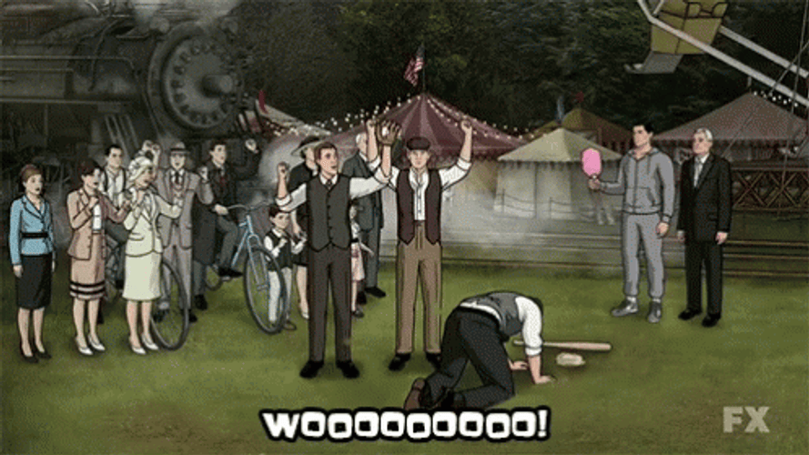 Sterling Archer Running In His Underpants GIF